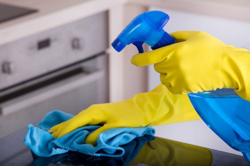 Local hard floor cleaning equipment in a SW16 property
